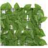 Insynsskydd gröna blad vidaXL 600 x 75 cm – miniatyr 4
