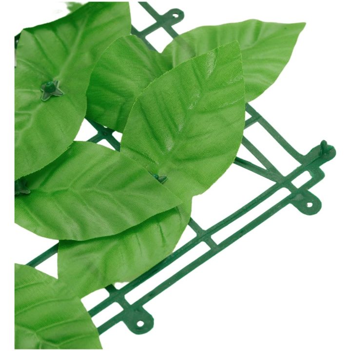 Insynsskydd gröna blad vidaXL 600 x 75 cm – bild 5