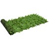 Insynsskydd gröna blad vidaXL 600 x 75 cm – miniatyr 1