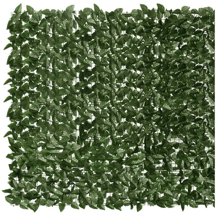 Insynsskydd mörkgröna blad vidaXL 300 x 150 cm – bild 3