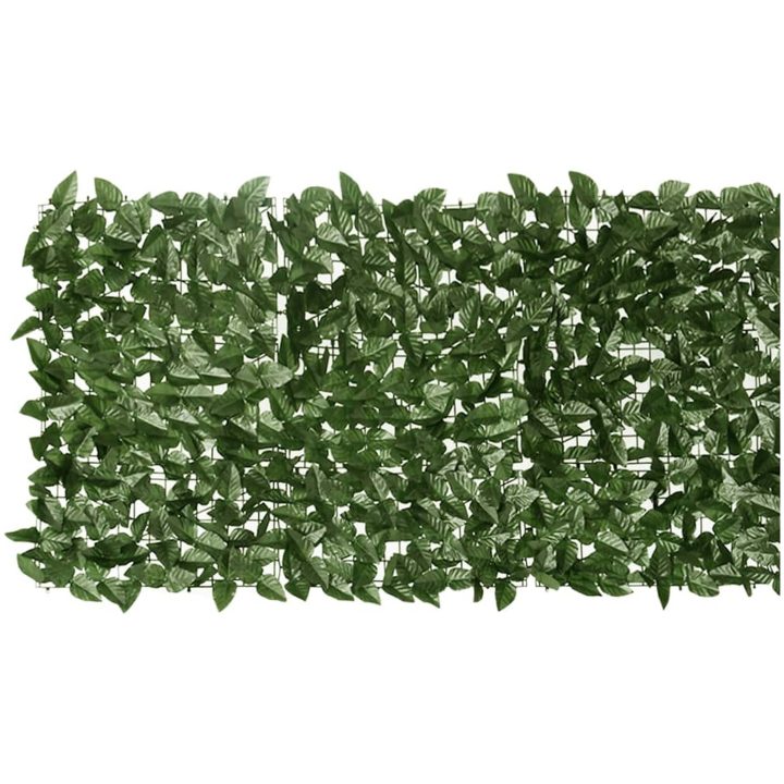 Insynsskydd mörkgröna blad vidaXL 600 x 75 cm – bild 3