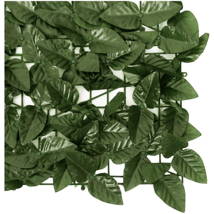 Insynsskydd mörkgröna blad vidaXL 600 x 75 cm – bild 4