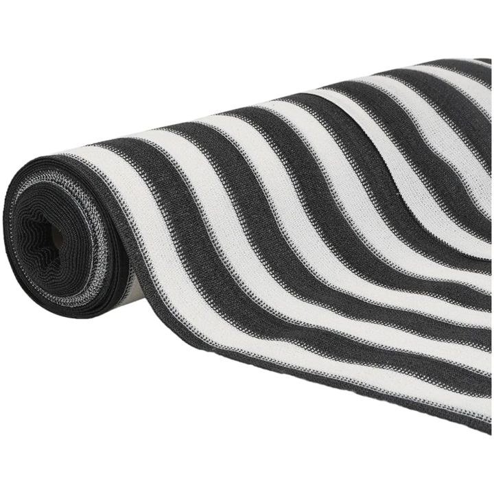 Insynsskyddsnät antracit och vit 1,5x10 m HDPE 75 g/m² vidaXL 1.5 x 10 m (75 g) – bild 3