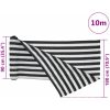 Insynsskyddsnät antracit och vit 1,8x10 m HDPE 75 g/m² vidaXL 1.8 x 10 m (75 g) – miniatyr 8