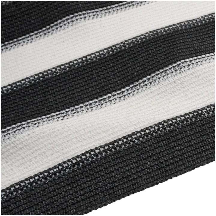 Insynsskyddsnät antracit och vit 1x25 m HDPE 75 g/m² vidaXL 1 x 25 m (75 g) – bild 5
