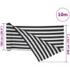 Insynsskyddsnät antracit och vit 2x10 m HDPE 195 g/m² vidaXL 2 x 10 m (195 g) – miniatyr 8