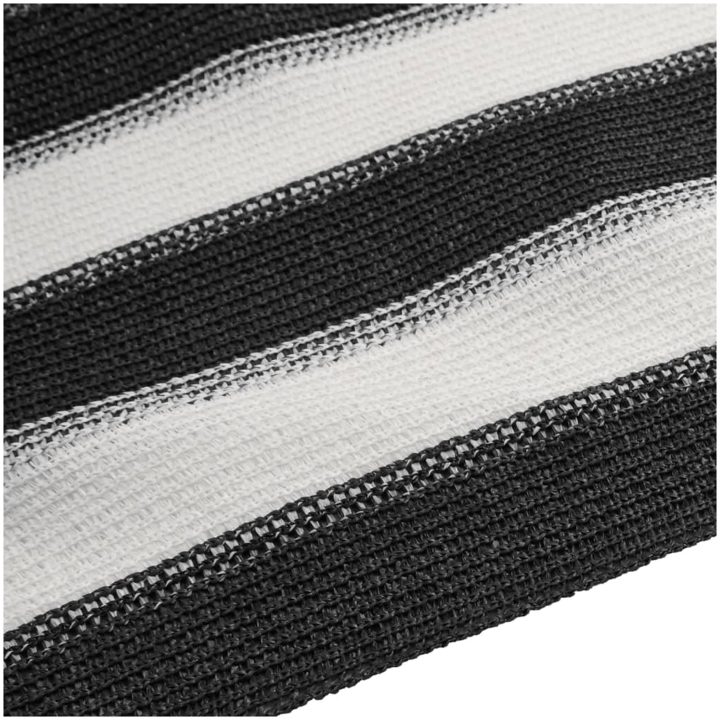 Insynsskyddsnät antracit och vit 2x25 m HDPE 150 g/m² vidaXL 2 x 25 m (150 g) – bild 5