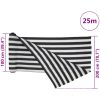 Insynsskyddsnät antracit och vit 2x25 m HDPE 150 g/m² vidaXL 2 x 25 m (150 g) – miniatyr 8