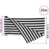 Insynsskyddsnät antracit och vit 2x25 m HDPE 75 g/m² vidaXL 2 x 25 m (75 g) – miniatyr 8