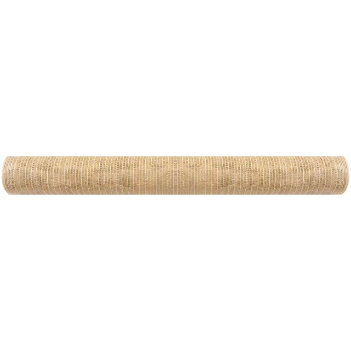 Insynsskyddsnät beige 1,5x25 m HDPE 75 g/m² vidaXL 1.5 x 25 m (75 g) – bild 3