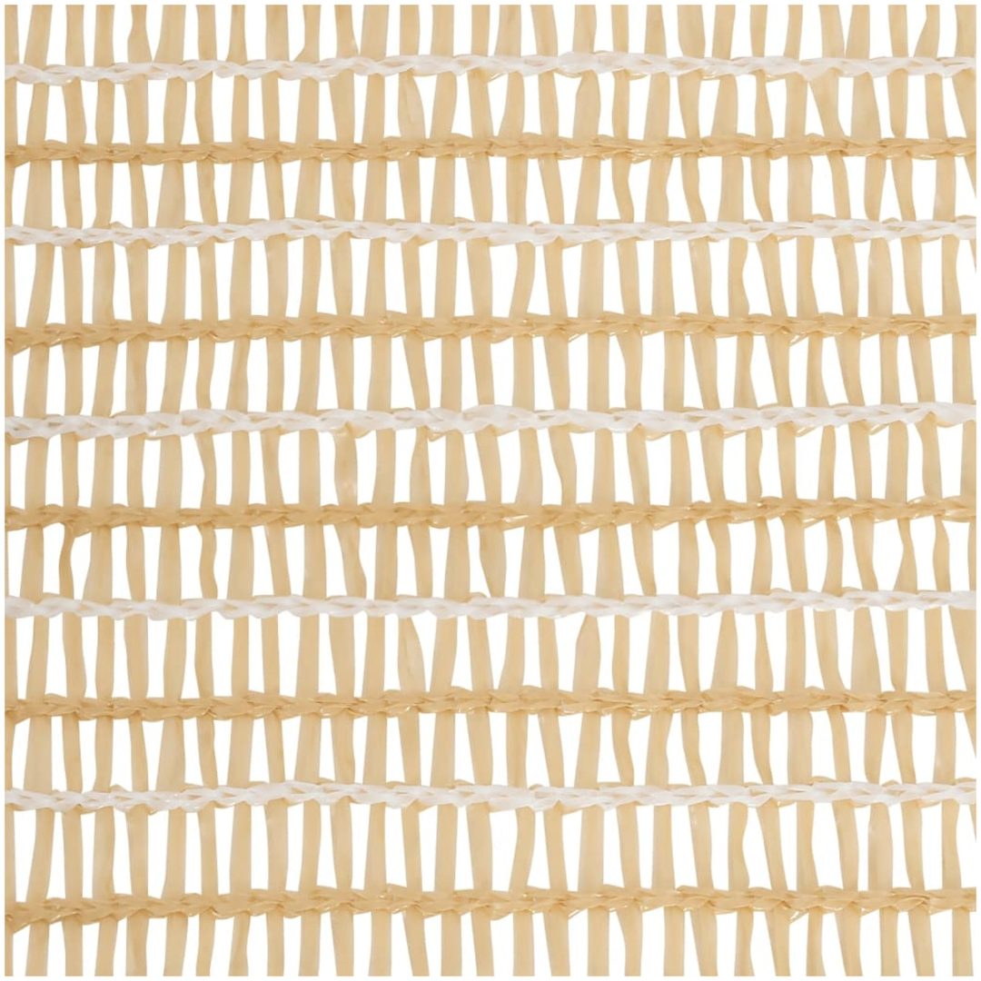 Insynsskyddsnät beige 1,5x50 m HDPE 150 g/m² vidaXL 1.5 x 50 m (150 g) – bild 4