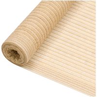 Insynsskyddsnät beige 2x10 m HDPE 75 g/m² vidaXL