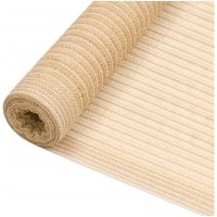 Insynsskyddsnät beige 3,6x25 m HDPE 195 g/m² vidaXL