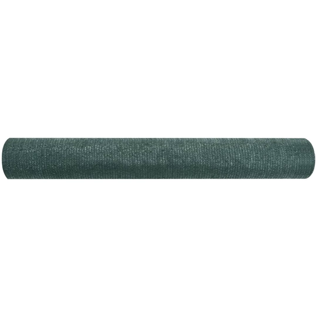 Insynsskyddsnät grön 1,2x10 m HDPE 75 g/m² vidaXL 1.2 x 10 m (75 g) – bild 2