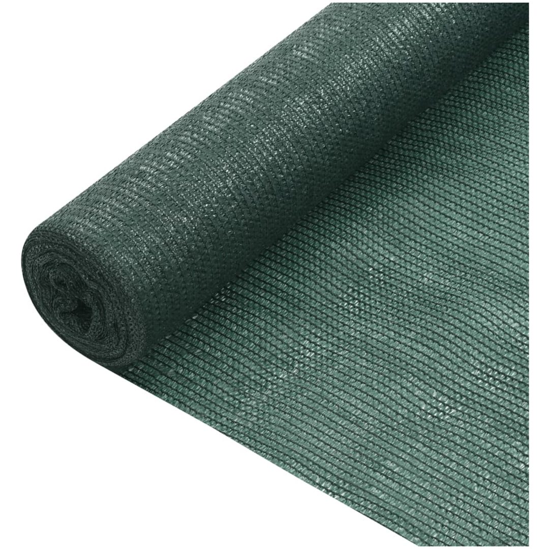 Insynsskyddsnät grön 3,6x10 m HDPE 75 g/m² vidaXL 3.6 x 10 m (75 g)