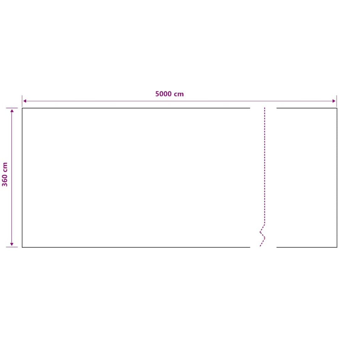Insynsskyddsnät grön 3,6x50 m HDPE 75 g/m² vidaXL 3.6 x 50 m (75 g) – bild 5