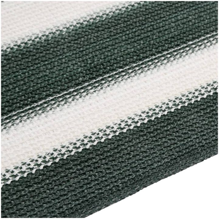 Insynsskyddsnät grön och vit 1,5x10 m HDPE 150 g/m² vidaXL 1.5 x 10 m (150 g) – bild 5
