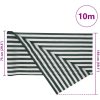 Insynsskyddsnät grön och vit 1,5x10 m HDPE 150 g/m² vidaXL 1.5 x 10 m (150 g) – miniatyr 8
