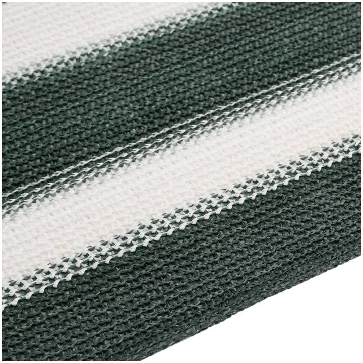 Insynsskyddsnät grön och vit 1,8x10 m HDPE 195 g/m² vidaXL 1.8 x 10 m (195 g) – bild 5