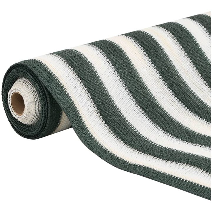 Insynsskyddsnät grön och vit 2x10 m HDPE 150 g/m² vidaXL 2 x 10 m (150 g) – bild 3