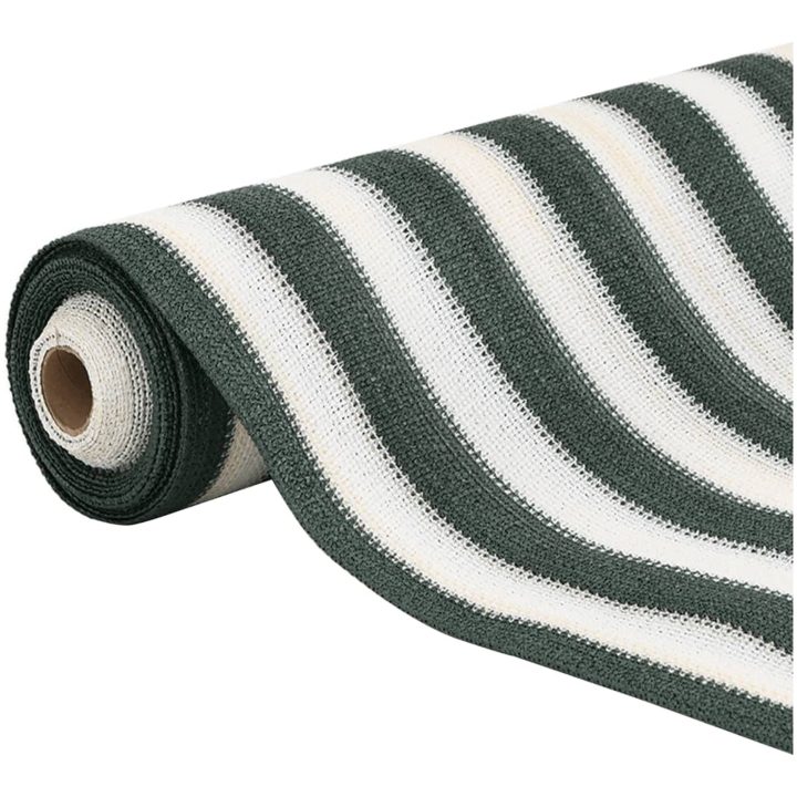 Insynsskyddsnät grön och vit 2x25 m HDPE 150 g/m² vidaXL 2 x 25 m (150 g) – bild 3