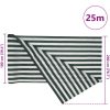 Insynsskyddsnät grön och vit 2x25 m HDPE 150 g/m² vidaXL 2 x 25 m (150 g) – miniatyr 8