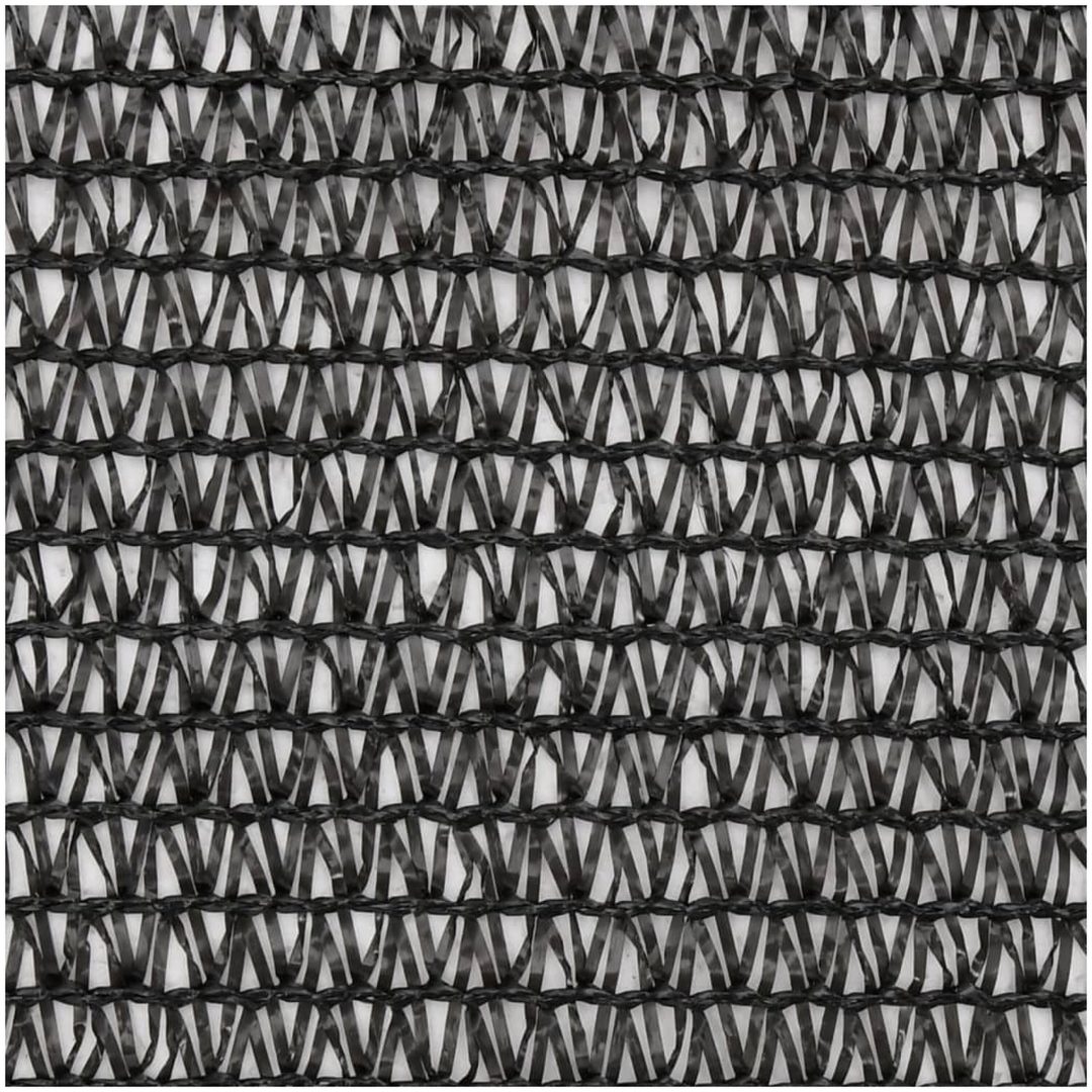 Insynsskyddsnät HDPE svart vidaXL 2 x 10 m – bild 3