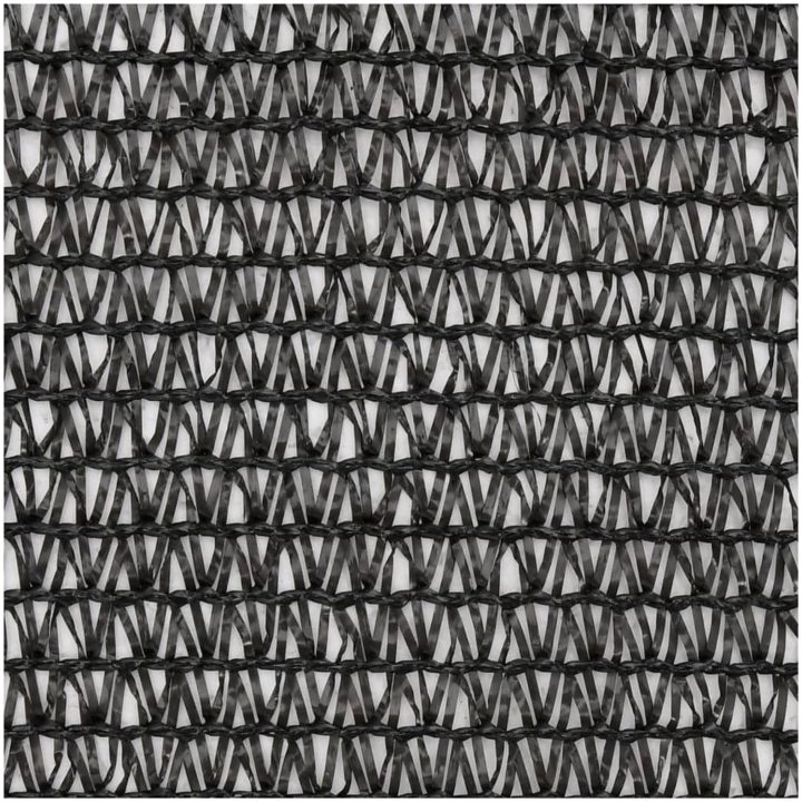 Insynsskyddsnät HDPE svart vidaXL 2 x 10 m – bild 3
