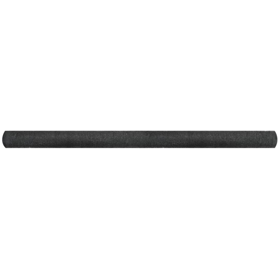 Insynsskyddsnät HDPE svart vidaXL 2 x 10 m – bild 4