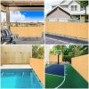 Insynsskyddsnät sand 1x25 m HDPE 150 g/m² vidaXL 1 x 25 m (150 g) – miniatyr 7