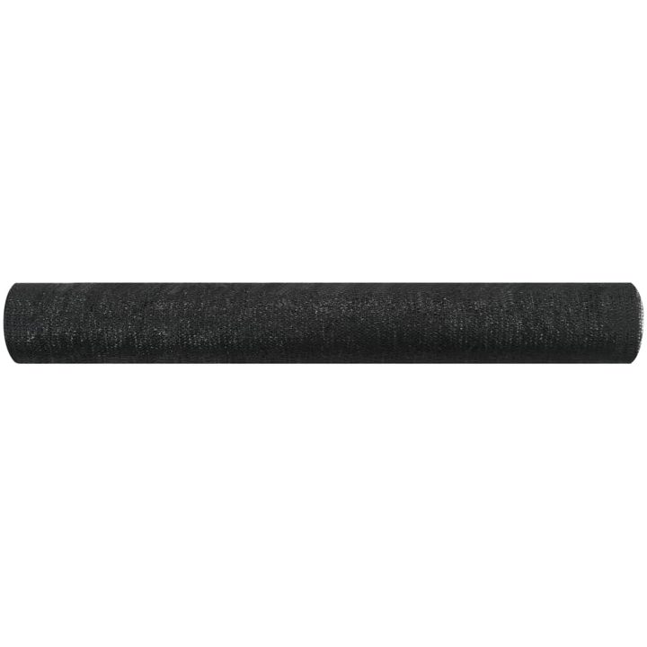 Insynsskyddsnät svart 1,2x10 m HDPE 75 g/m² vidaXL 1.2 x 10 m (75 g) – bild 2