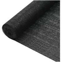 Insynsskyddsnät svart 1,2x10 m HDPE 75 g/m² vidaXL