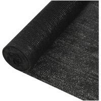 Insynsskyddsnät svart 1,5x25 m HDPE 150 g/m² vidaXL