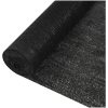 Insynsskyddsnät svart 2x25 m HDPE 150 g/m² vidaXL 2 x 25 m (150 g) – miniatyr 1
