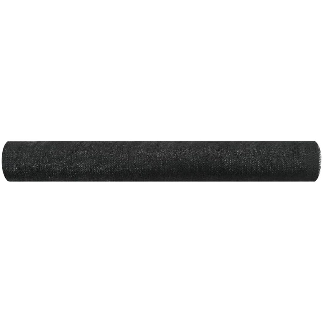 Insynsskyddsnät svart 2x25 m HDPE 75 g/m² vidaXL 2 x 25 m (75 g) – bild 2