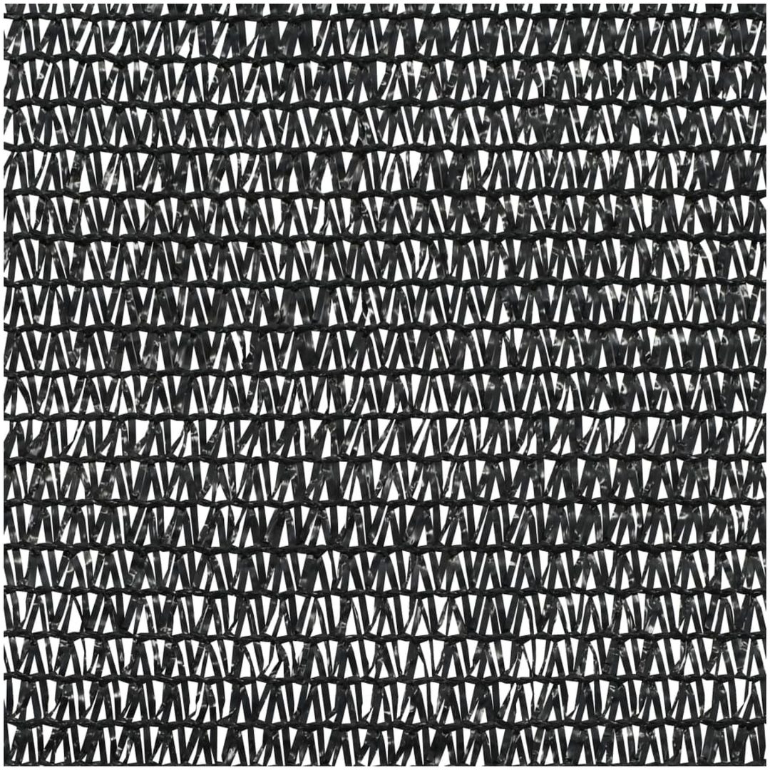 Insynsskyddsnät svart 2x25 m HDPE 75 g/m² vidaXL 2 x 25 m (75 g) – bild 4