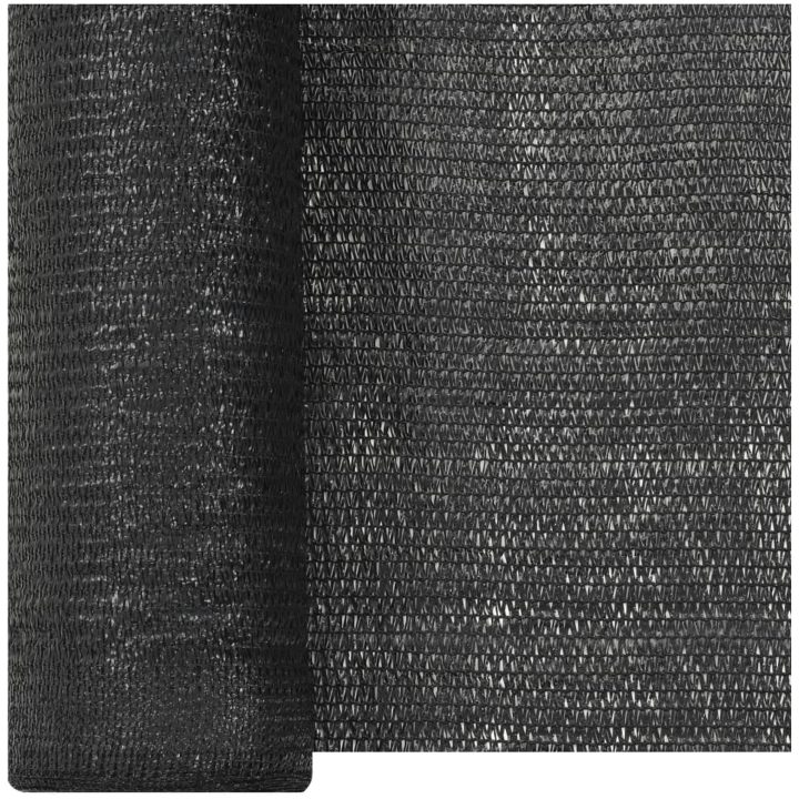 Insynsskyddsnät svart 3,6x10 m HDPE 150 g/m² vidaXL 3.6 x 10 m (150 g) – bild 3