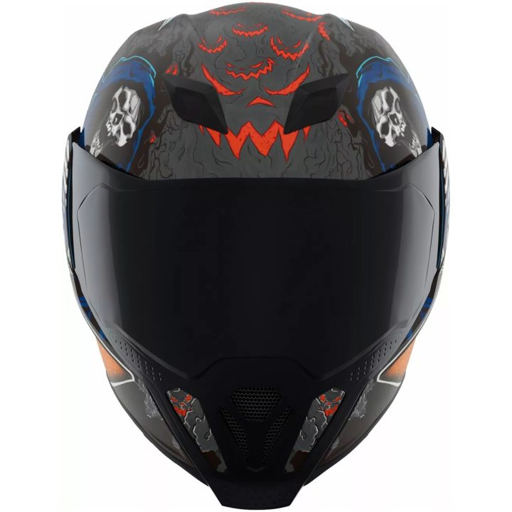 Integralhjälm Airflite™ Trick Or Street 4 Svart/blå/orange/röd/vit ICON Small – bild 5