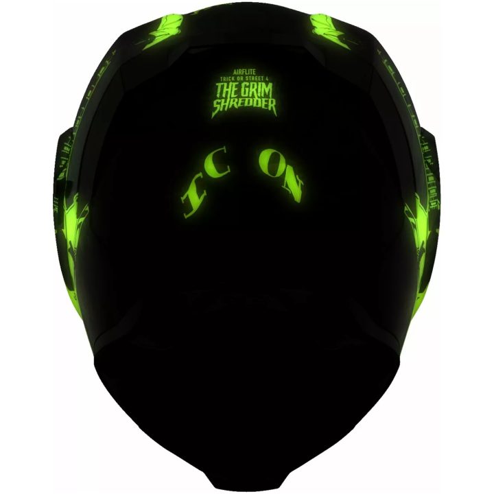 Integralhjälm Airflite™ Trick Or Street 4 Svart/blå/orange/röd/vit ICON Small – bild 9