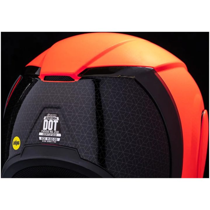 Integralhjälm Airform Counterstrike Röd ICON Small – bild 3
