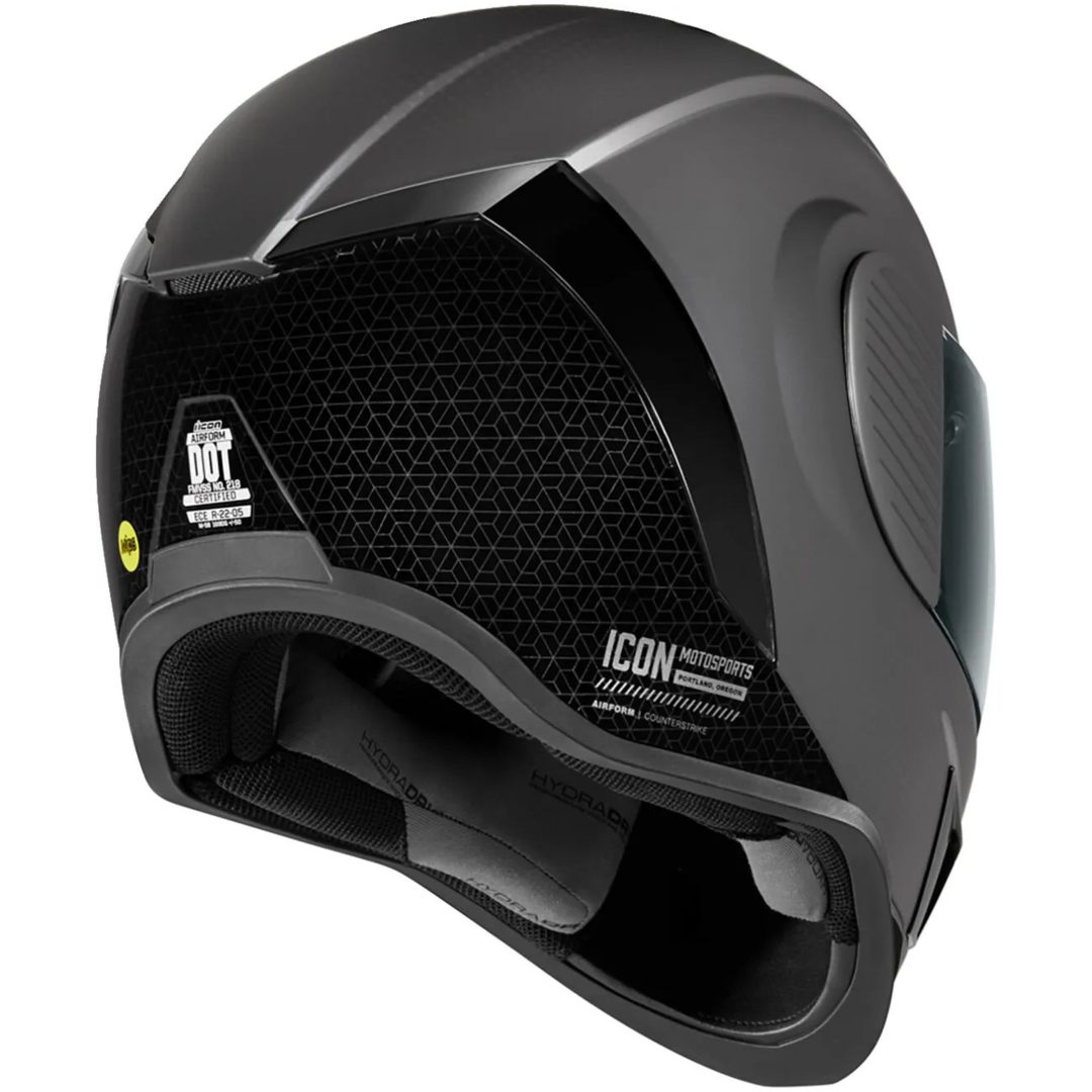 Integralhjälm Airform Counterstrike Silver ICON Small – bild 10