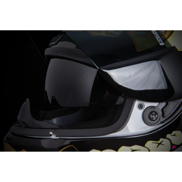 Integralhjälm Airform Grillz Guld/Vit ICON Medium – bild 9