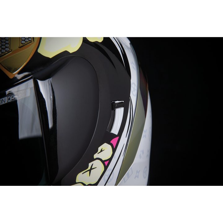 Integralhjälm Airform Grillz Guld/Vit ICON Medium – bild 8