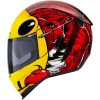 Integralhjälm Airform Röd/Gul ICON XS – miniatyr 11