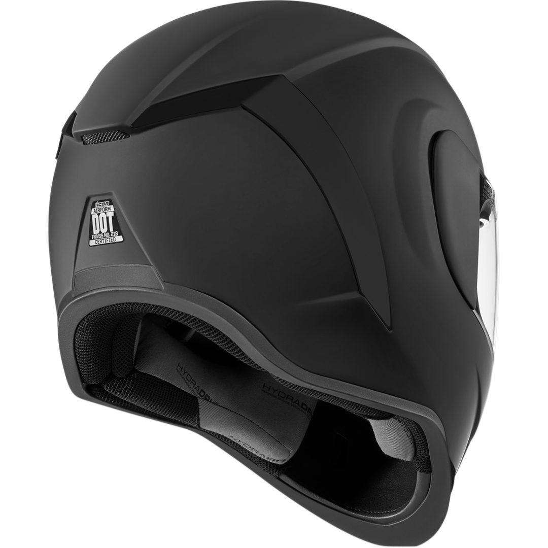 Integralhjälm Airform Rubatone Mattsvart ICON Large – bild 2