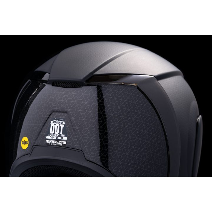 Integralhjälm Airform Rubbatone Svart ICON XS – bild 2