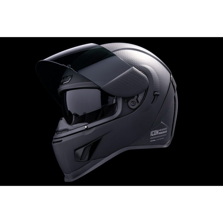 Integralhjälm Airform Rubbatone Svart ICON XS – bild 4