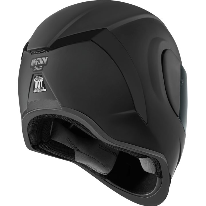 Integralhjälm Airform Rubbatone Svart ICON XS – bild 10