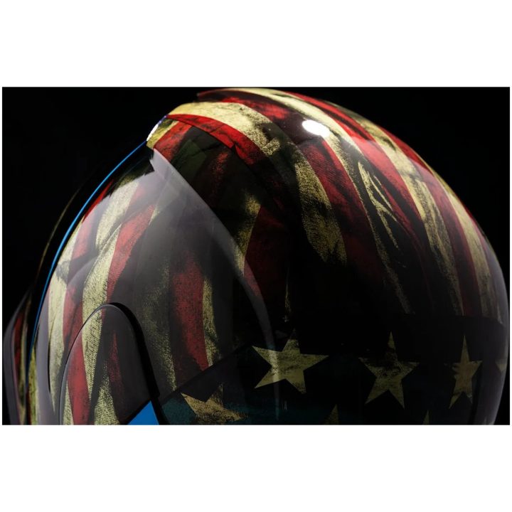 Integralhjälm Airframe Old Glory Grå ICON XS – bild 12