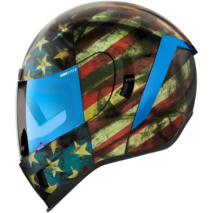 Integralhjälm Airframe Old Glory Grå ICON XS – bild 5